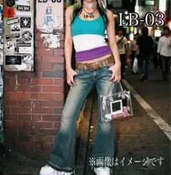 (155) 【Y2K】LB-03 トリコロールタンクトップ ギャル アーカイブのサムネイル