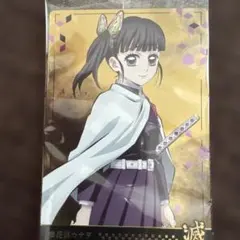 鬼滅の刃　ウエハース　トレーディングカード　栗花落カナヲ