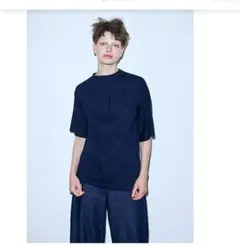 nagonstans ナゴンスタンス Tシャツ ネイビー 新品 タグ付きのサムネイル