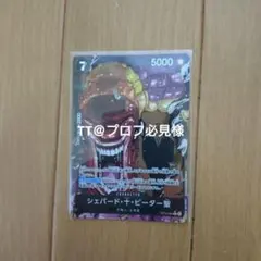 TT＠プロフ必見様　ONE PIECE シェイパード・十・ピータ聖　パラレル