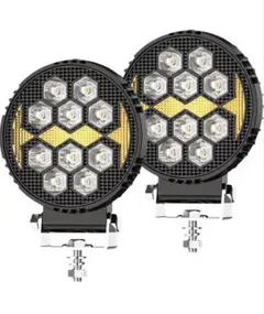 UNI-SHINE フォグランプ バイク LED イエロー 30W 3200Kk - メルカリ