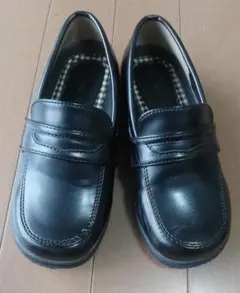 黒いローファー風フォーマルシューズ 18.0 EEE