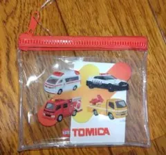 トミカ PVCフラットポーチ
