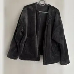 ダークグレー フリースジャケット
