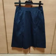 m.f.editorial ネイビー ビジネススカート