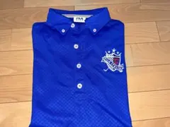 FILA GOLF ボタンダウンポロシャツ 青のサムネイル