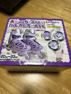 調整可能なパープルローラーシューズセット