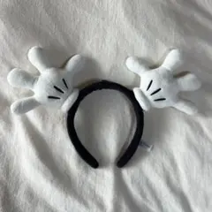 ディズニー カチューシャ ミッキーの手