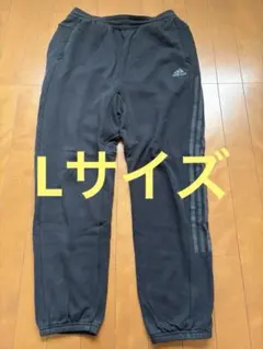 adidas メンズ スウェットパンツ ジョガーパンツ 黒 L