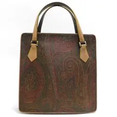 極美品 ETRO エトロ トップハンドル 2way ハンドバッグ ペイズリー