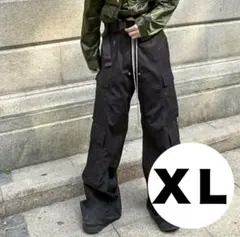 カーゴパンツ ナイロン 韓国 XL ユニセックス Mijko Rick おしゃれ