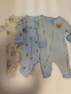 NEXT baby ロンパース 3枚セット クマ柄　3-6mのサムネイル