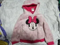 ミニーマウス フリースジャケット 110cm ピンク