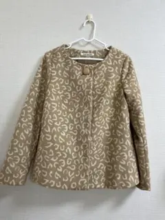 ナチュラルビューティーベーシック レオパードコート サイズS