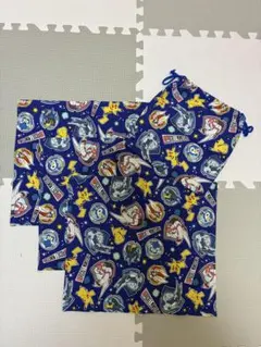 ポケモン 宇宙テーマ ポーチ＆ランチマット3枚