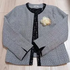 フォーマル　ジャケット　ノーカラー