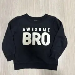 Carter's AWESOME BRO トレーナー ブラック