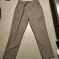 値下げURBAN RESEARCH DOORS ウールフラノテーパードトラウザー