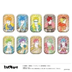 ハイキュー セブンネット限定 スクエア 缶バッジ オフショット 第二弾