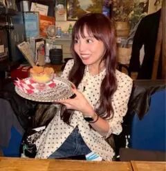 moussy DOT TULLE シャツ