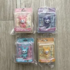 TWICE LOVELYラブリー ガチャガチャ　ブリスターマスコットチャーム4個