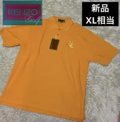 新品　KENZO ゴルフ　ポロシャツ　大きめサイズ　刺繍ロゴ　日本製のサムネイル