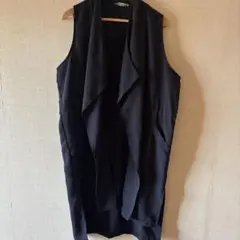 r*_様 ZARA ブラック ロングカーディガン L