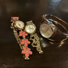 キュートな腕時計 3つ
