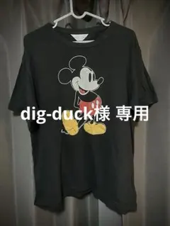 UNUSED ミッキーマウス Tシャツ ブラック (size - 1)のサムネイル