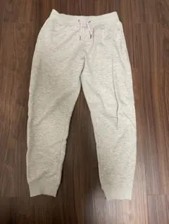 美品ユニクロ ヒートテックボアスウェットパンツ sizeM グレー