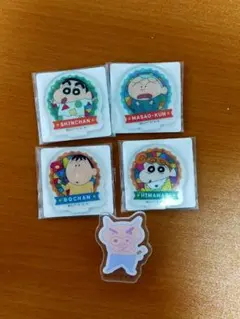 ビストロオラマチ クレヨンしんちゃん 缶バッチ4個セット - メルカリ