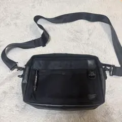 PORTER ブラック ショルダーバッグ 中型 HEAT