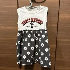 フラワープリント ワンピース 120cm