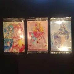 未開封品 プリキュアウエハースカード3枚まとめ売り