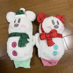 ディズニー クリスマス スノースノー 手袋