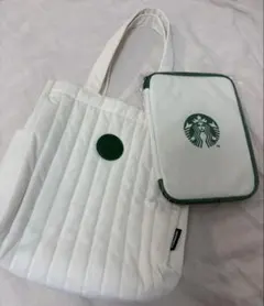 スターバックス キルティングトートバッグ
