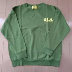 DRC G.L.A. グリーン 裏起毛トレーナー 150