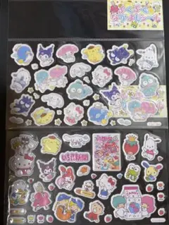 サンリオキャラクターズ いちご新聞 付録 シールのサムネイル