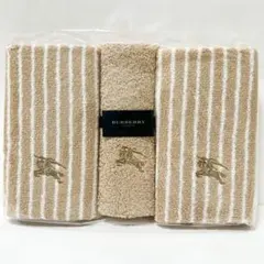 バーバリー　フェイスタオル　ハンドタオル　セット