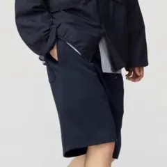 美品【UNIQLO:Cユニクロシー】S/スウェットワイドショーツ/ネイビー