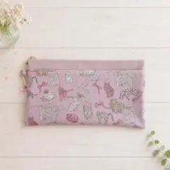 L字ファスナーポーチ【ロングウォレット】 ユキエモン ハンドメイド