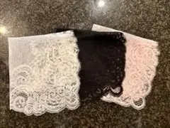 未使用❗️高級レース・ハンカチ3枚セット