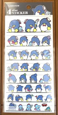 サンリオ タキシードサム 4sizeステッカー