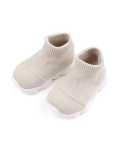 ベビー　ソックススニーカー　ベージュ　くま　12.5cm