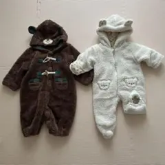 フード付きアウター2着(60-70cm/50-70cm)