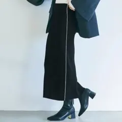 coca ラインニットスカート
