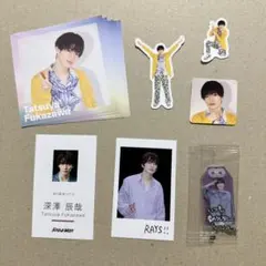 SnowMan 深澤辰哉 名刺カード フォトカード フレークシール メモ お守り