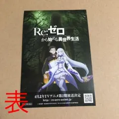Re:ゼロから始める異世界生活　リゼロ　ポストカード