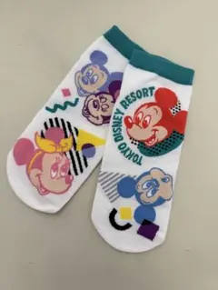 ミッキーマウスとミニーマウスのソックス