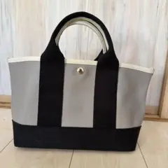 TOPKAPI トプカピ スコッチグレイン トートバッグ グレー